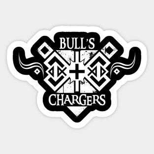 Bull's Chargers Sticker